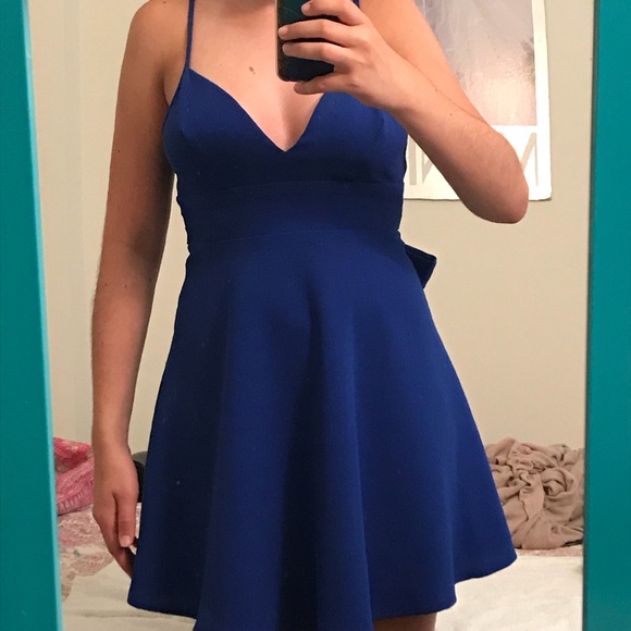 windsor blue short dress